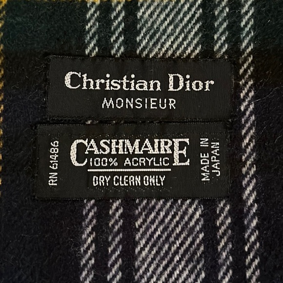 Christian Dior Monsieur Plaid Scarf - Picture 4 of 10